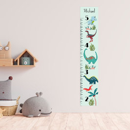 Dinosaurier Boy Dino Growth Chart Personalisiert Poster