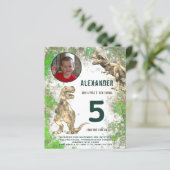 Dinosaurier Boys Birthday Party Foto (Stehend Vorderseite)