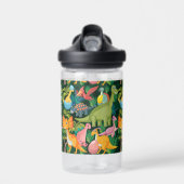 Dinosaurier Boys personalisieren Name Dable Trinkflasche (Vorne)