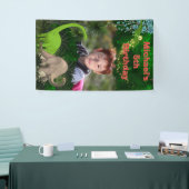 Dinosaurier Brachiosaurus Dschungelblätter Jungs F Banner (Messeveranstaltung)