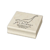 Dinosaurier Brachiosaurus Gummistempel (Stempel)