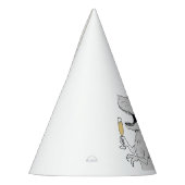 Dinosaurier-Brautparty Partyhütchen (Links)