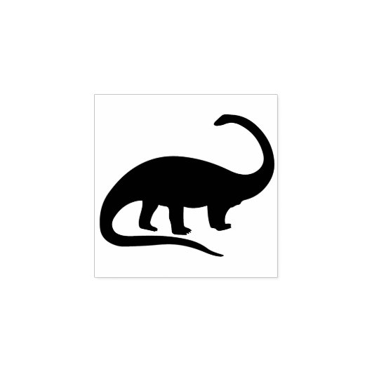 Dinosaurier Brontosaurus Dino Niedlich Kid's Gummistempel (Prägung)