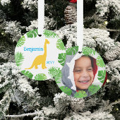 Dinosaurier Brontosaurus Foto Keepake Weihnachten Ornament