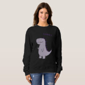 Dinosaurier Brüllen Kinder Spaß Sweatshirt (Vorne ganz)