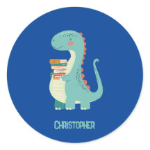 Dinosaurier-Buch mit Kindername