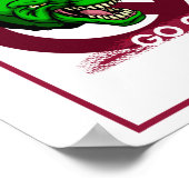 Dinosaurier Buch Wandbruch Intervention Oversized  Poster (Ecke)
