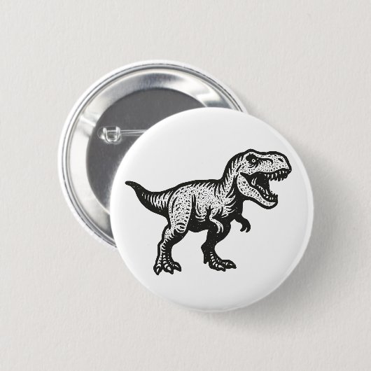 Dinosaurier Button (Vorne & Hinten)