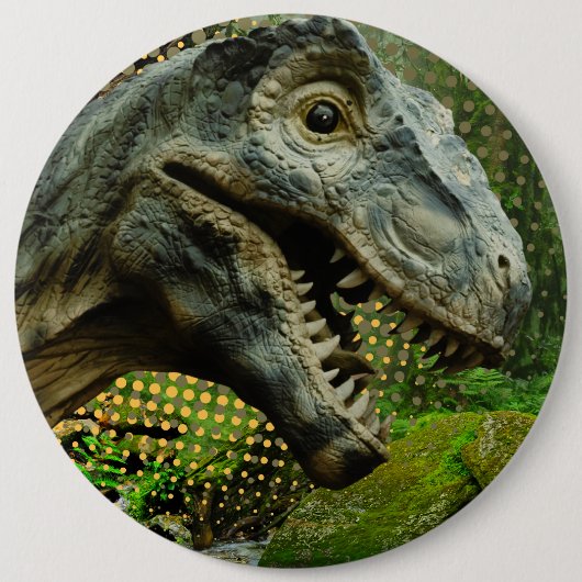 Dinosaurier Button (Vorderseite)