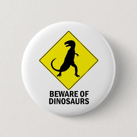 Dinosaurier Button (Vorderseite)