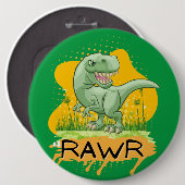 Dinosaurier Button (Vorne & Hinten)