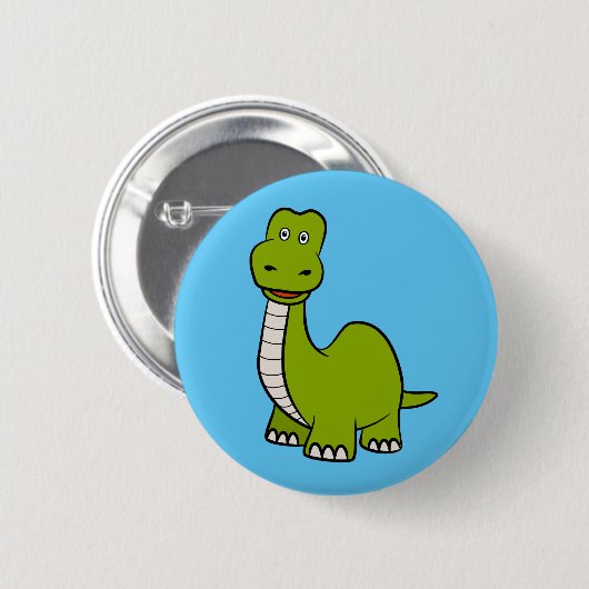 Dinosaurier Button (Vorne & Hinten)