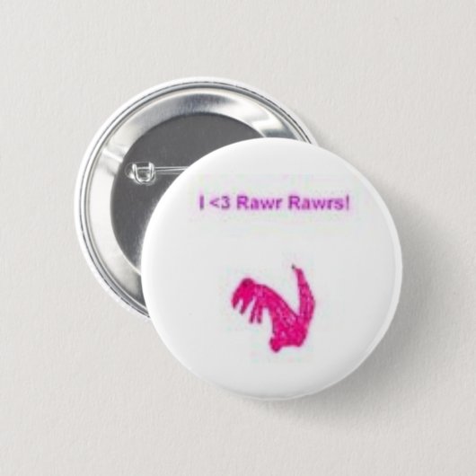 Dinosaurier Button (Vorne & Hinten)