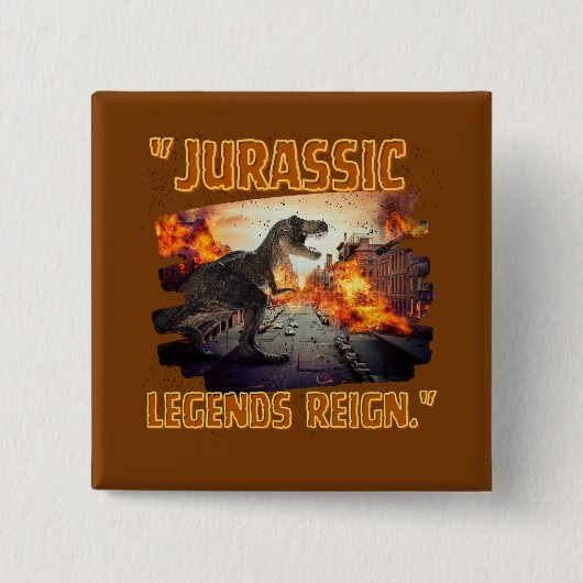 Dinosaurier Button (Vorderseite)