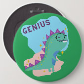 Dinosaurier Button (Vorne & Hinten)