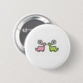 Dinosaurier Button (Vorne & Hinten)