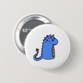 Dinosaurier Button (Vorne & Hinten)