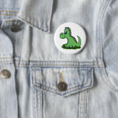 Dinosaurier-Cartoon Button (Beispiel)