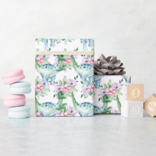 Dinosaurier Cartoon  Geschenkpapier