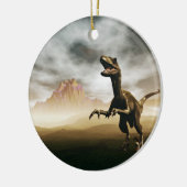 Dinosaurier-Cartoon Keramikornament (Links)