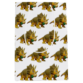 Dinosaurier Cartoon Spielzeug Triceratops Mittlere Geschenktüte