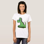 Dinosaurier-Cartoon T-Shirt (Vorne ganz)