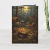 Dinosaurier Celebration Blank Card Dankeskarte (Vorderseite)