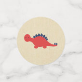 Dinosaurier Confetti - Dinosaurier Geburtstagsmate Konfetti (Klein Vorderseite)
