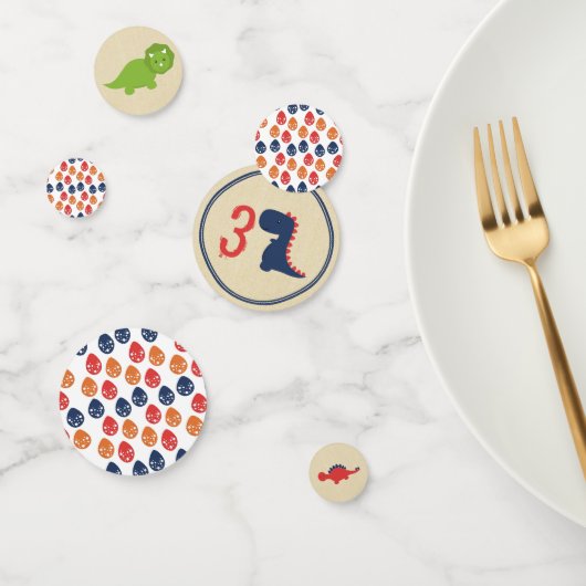 Dinosaurier Confetti - Dinosaurier Geburtstagsmate Konfetti (Gruppe)