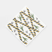 Dinosaurier Construction Party Napkins Serviette (Ecke)