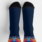 Dinosaurier-Crew-Socken Socken (Oben)