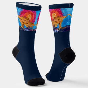 Dinosaurier-Crew-Socken Socken
