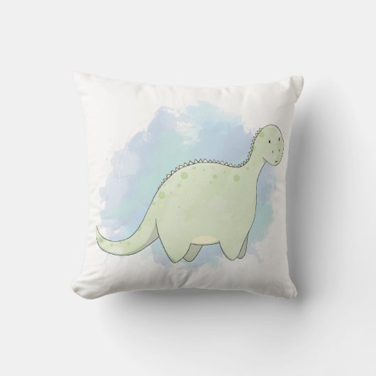 Dinosaurier Cushion - Dipladocus (Kinderzimmer, Ki Kissen (Vorderseite)