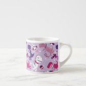 Dinosaurier, Cute Dinosaurier, Sterne, Raumschiff Espressotasse (Rechts)