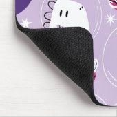 Dinosaurier, Cute Dinosaurier, Sterne, Raumschiff Mousepad (Ecke)