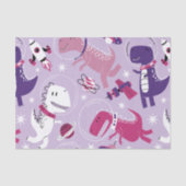 Dinosaurier, Cute Dinosaurier, Sterne, Raumschiff Seidenpapier (Vorderseite)