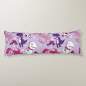 Dinosaurier, Cute Dinosaurier, Sterne, Raumschiff Seitenschläferkissen (Rückseite)