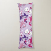 Dinosaurier, Cute Dinosaurier, Sterne, Raumschiff Seitenschläferkissen (Rückseite (Vertikal))