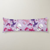 Dinosaurier, Cute Dinosaurier, Sterne, Raumschiff Seitenschläferkissen (Vorderseite)