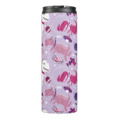 Dinosaurier, Cute Dinosaurier, Sterne, Raumschiff Thermosbecher (Rückseite)