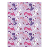 Dinosaurier, Cute Dinosaurier, Sterne, Raumschiff Tischdecke (Vorderseite)