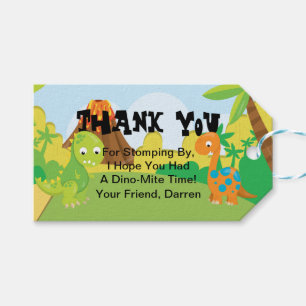 Dinosaurier danken Ihnen Geschenk-Umbauten Geschenkanhänger