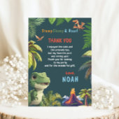 Dinosaurier Dankeskarte