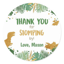 Dinosaurier dankt Ihnen, von Jungen Geburtstag übe