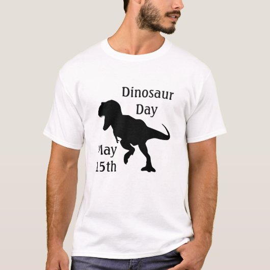 Dinosaurier Day 15. Mai Cooles Shirt (Vorderseite)