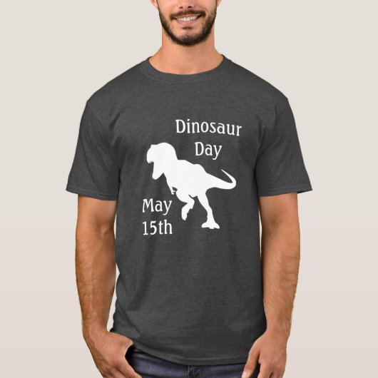Dinosaurier Day 15. Mai Cooles Shirt (Vorderseite)