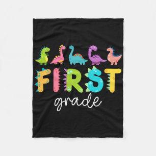 Dinosaurier der ersten Klasse gehen zur Schule 1.  Fleecedecke