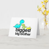 Dinosaurier der größte große Bruder Karte (Gelbe Blume)