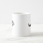Dinosaurier, der Jesus-Fische isst Kaffeetasse (Mittel)