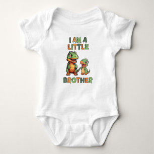 Dinosaurier der kleine Bruder Baby Bodysuit Baby Strampler